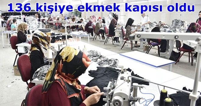 Devlet desteğiyle kurulan fabrika ilçenin yüzünü güldürdü