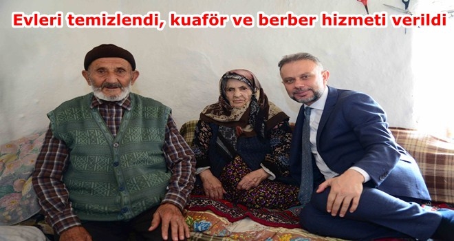 Bayramda yaşlı ve engelliler unutulmadı