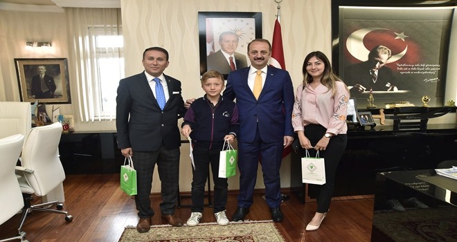Küçük Belediye Başkanı´ndan Akgül´e Ziyaret