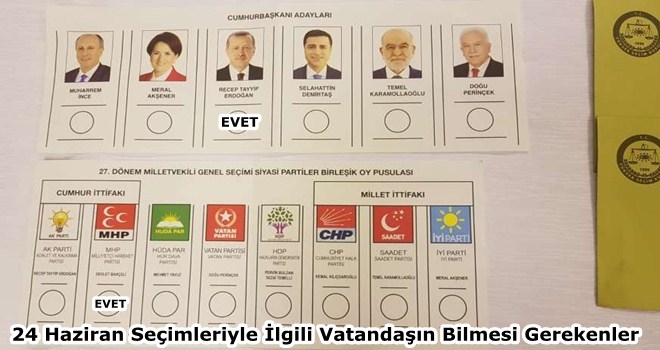 Oy Kullanma Rehberi