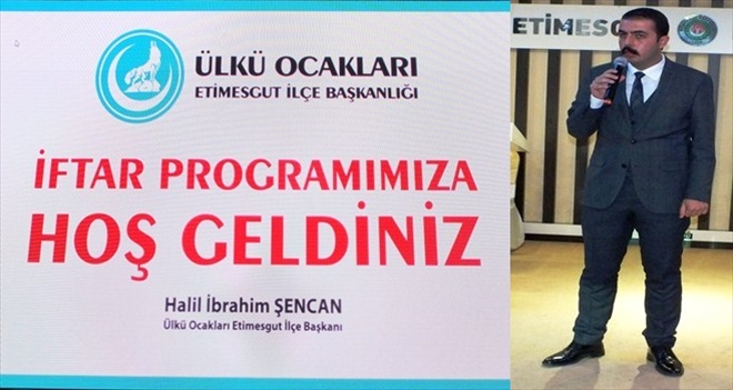 ETİMESGUT ÜLKÜ OCAKLARINDAN İFTAR YEMEĞİ
