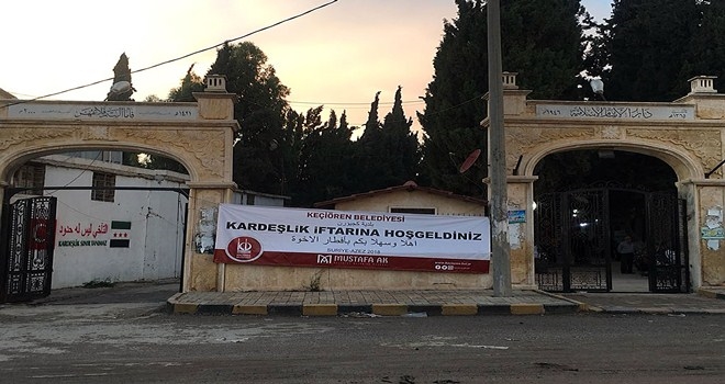 KEÇİÖREN BELEDİYESİ´NDEN AZEZ´DE KARDEŞLİK İFTARI