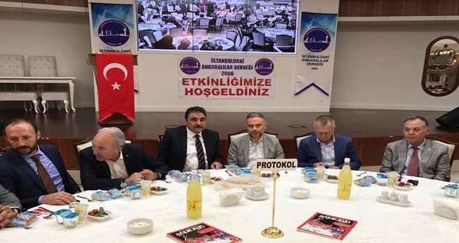 İstanbul´daki Ankaralılarla iftarda buluştu