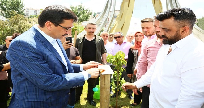 MEYVE FİDANLARI TOPRAKLA BULUŞTU
