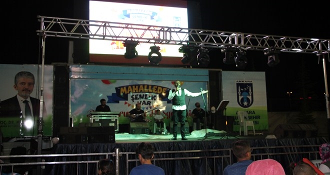 MAHALLEDE ŞENLİK VAR PANAYIRI KURULDU