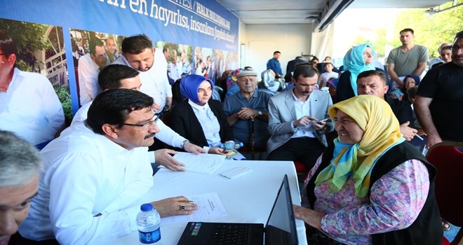 VATANDAŞ PROBLEMLERİNİ YÜZ YÜZE ANLATTI