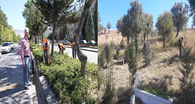 Mezarlıklarda Bayram Temizliği