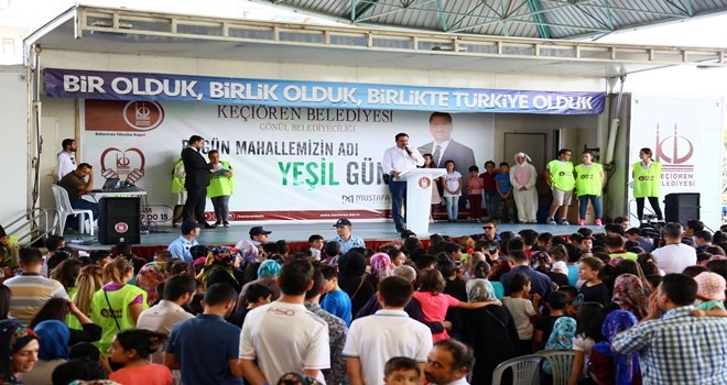 KEÇİÖREN, YEŞİL GÜN´E SEFERBER OLDU