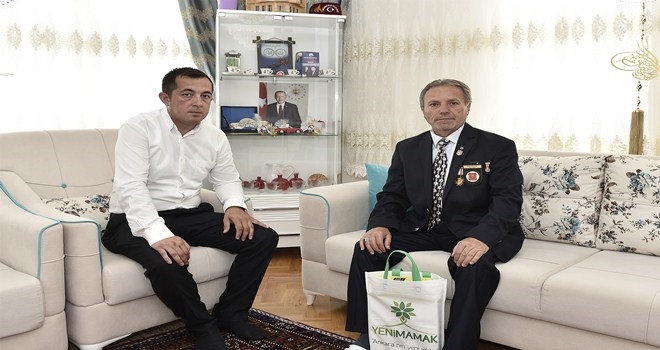 Şehit aileleri ve gazilere bayram öncesi ziyaret