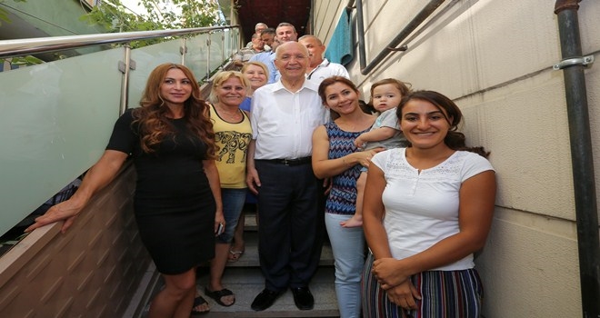 Başkan Yaşar´a ilçe sakinlerinden yoğun ilgi