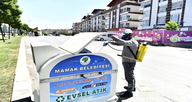 Önce yıkanıyor, sonra ilaçlanıyor