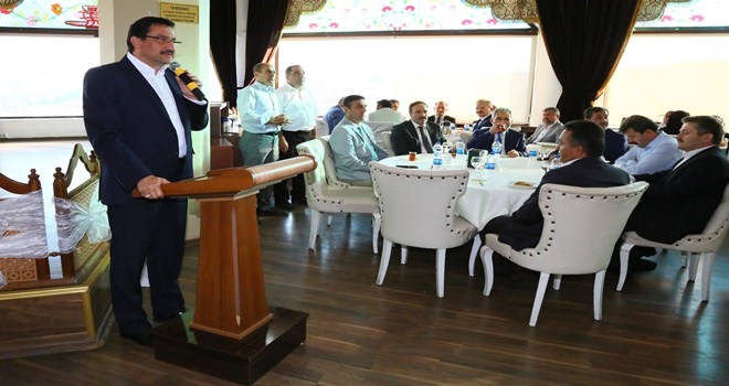 KEÇİÖREN MÜFTÜSÜNE VEDA YEMEĞİ 