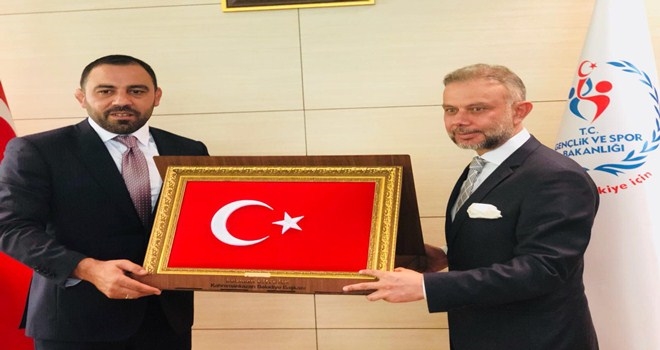 Ertürk´ten Asrın Güreşçisi´ne ziyaret