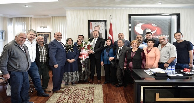 Akgül´e teşekkür ziyareti