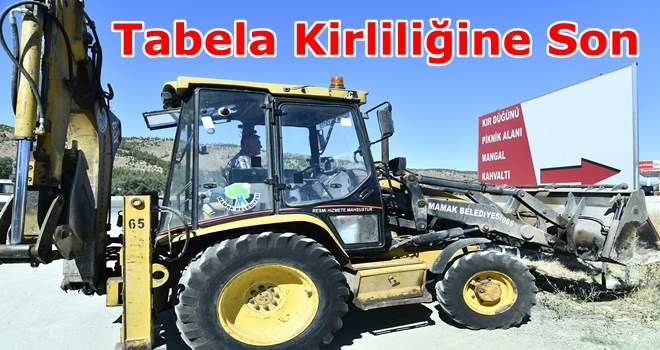 Mamak´ta tabela kirliliğine geçit yok