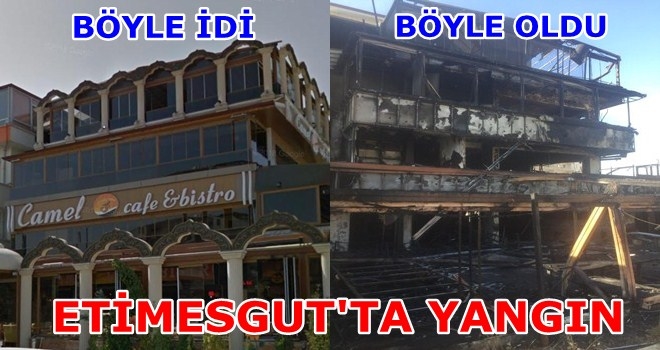 ETİMESGUT´TA KORKUTAN YANGIN