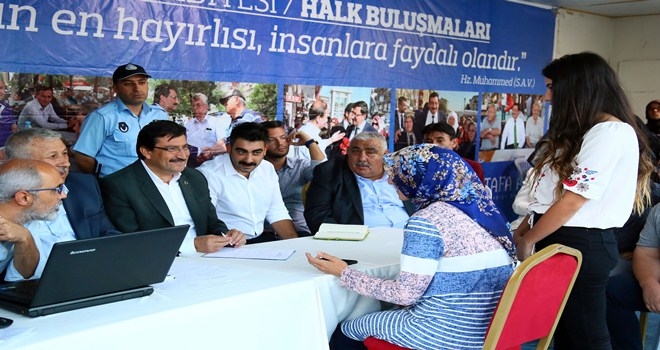 VATANDAŞ ANLATTI, BAŞKAN AK DİNLEDİ