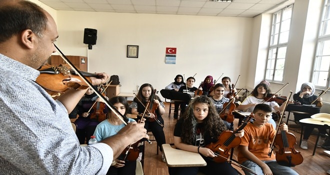 Sanatın kalbi Mamak´ta atıyor