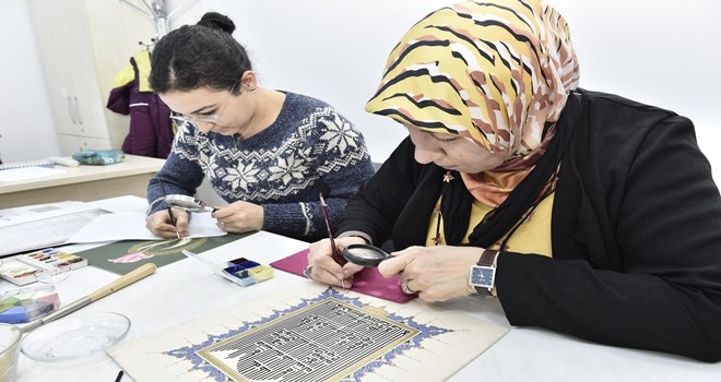 Altın Mamak´ta sanata dönüşüyor