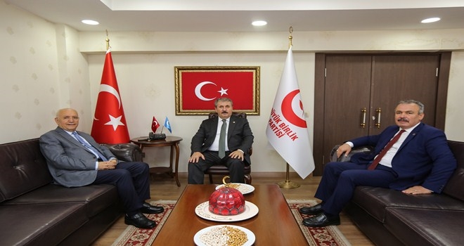 Yaşar BBP Lideri Destici´yi ziyaret etti