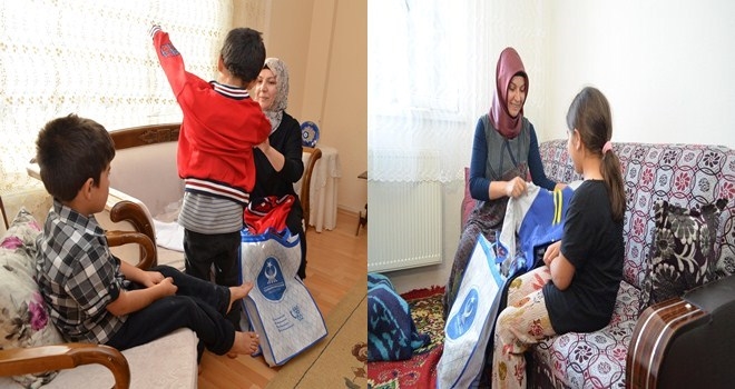 Öğretmen başkandan öğrencilere okul forması