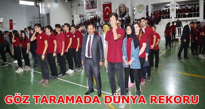 ETİMESGUT BELEDİYESİ DÜNYA ÇOCUK GÖZ TARAMA REKORU KIRDI