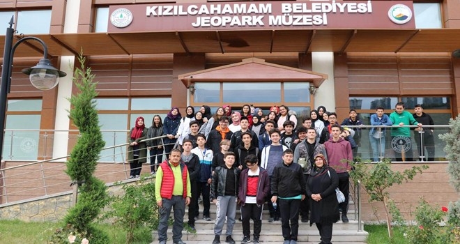 Kızılcahamam Jeopark Alanları Okul Öğrencilerinin Ders Konusu