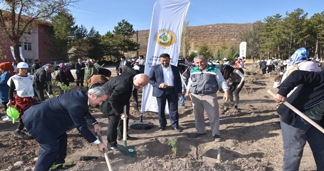 ?Geleceğe Nefes? Kampanyası İçin 300 Fidan Dikimi Yapıldı