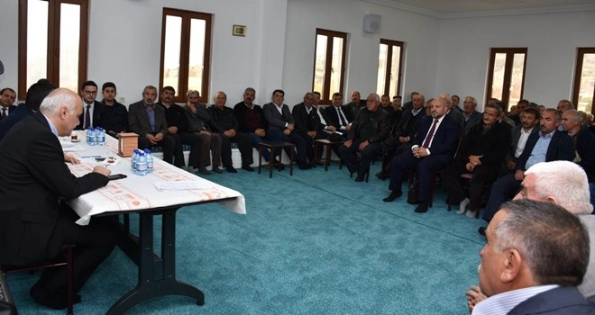 Başkan Acar, Muhtarlar Toplantısında Muhtarlarla Buluştu