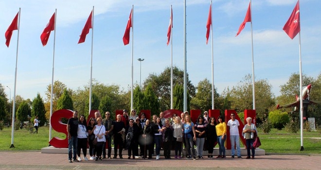 Yenimahalleli engelliler Samsun´da mutlu oldu