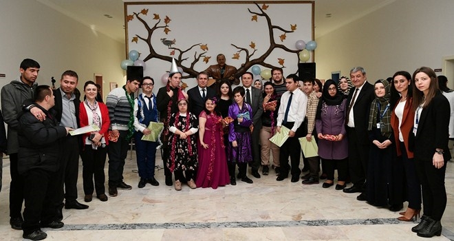 Özel öğrencilere yılsonu etkinliği