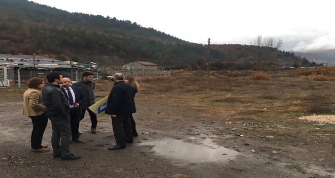 Atık Getirme Merkezi Yapılacak Olan Bölgede İnceleme Yapıldı