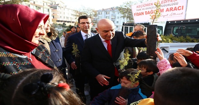 150 BİN FİDAN DAĞITILACAK