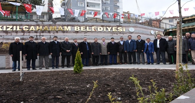 YAPIMI TAMAMLANAN GÜL PARKI´NIN AÇILIŞI YAPILDI