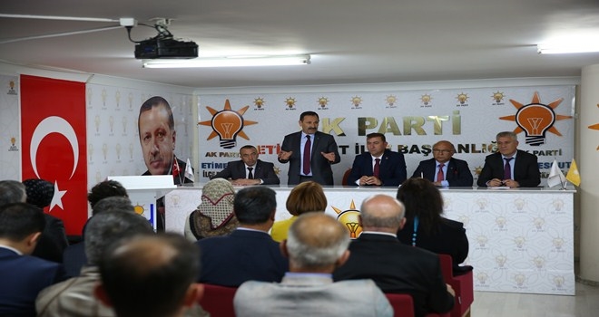 DEMİREL´DEN AK PARTİ´YE TEŞEKKÜR ZİYARETİ