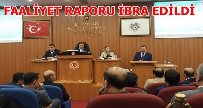 ETİMESGUT BELEDİYESİ 2018 YILI FAALİYET RAPORU İBRA EDİLDİ