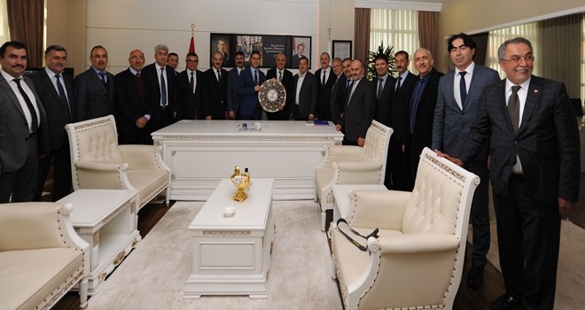 BAŞKAN SÜLEYMAN ACAR´A HAYIRLI OLSUN ZİYARETLERİ