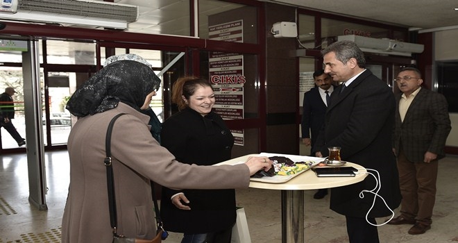 Başkan Köse´den vatandaşa ve personele karşılama