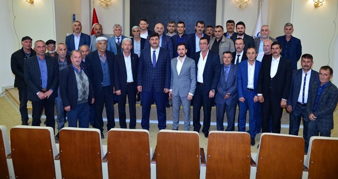 Muhtarlardan Başkan Oğuz´a ziyaret