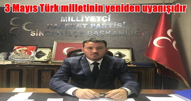 Başkan Alkan´ın 3 Mayıs Milliyetçiler Günü Mesajı