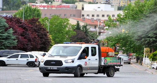 KEÇİÖREN´DE MAHALLE İLAÇLAMALARI ARALIKSIZ SÜRÜYOR