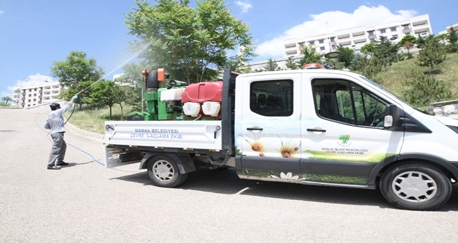 Mamak´ta 24 saat ilaçlama