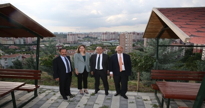 BAŞKAN DEMİREL, ETİMESGUT, SİNCAN VE YENİMAHALLE  KAYMAKAMLARINI AĞIRLADI