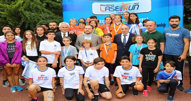 LASER ?RUN ŞEHİR TURU 1. AYAK MÜSABAKALARININ İLK ETABI KEÇİÖREN´DE YAPILDI