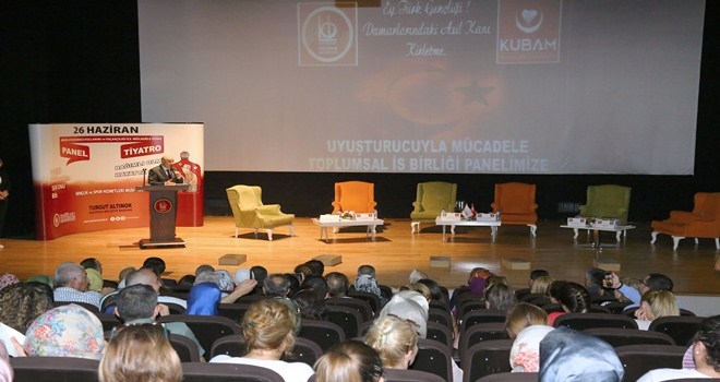 KEÇİÖREN´DE, ?UYUŞTURUCUYLA MÜCADELEDE TOPLUMSAL İŞBİRLİĞİ´ PANELİ DÜZENLENDİ