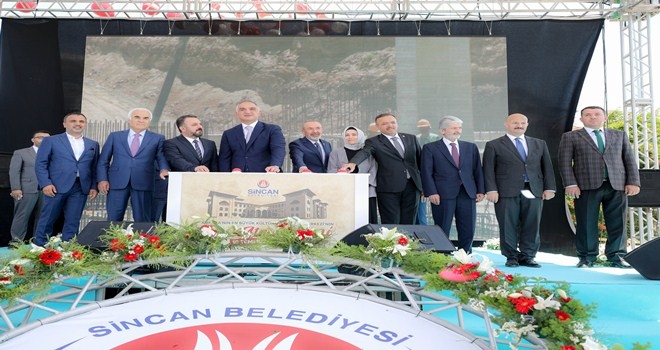 ANKARA´NIN EN BÜYÜK KÜLTÜR VE KONGRE MERKEZİ´NİN TEMELİ ATILDI