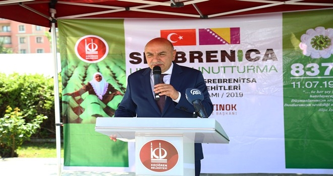 SREBRENİTSA KATLİAMI KEÇİÖREN´DE ANILDI