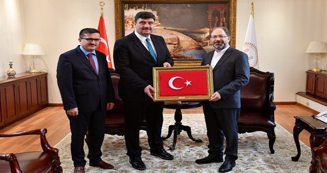 Başkan Oğuz´dan Diyanet İşleri Başkanı Erbaş´a ziyaret 