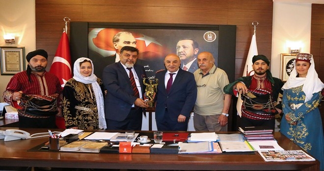 ANKARA SEĞMENLER KULÜBÜ DERNEĞİ´NDEN BAŞKAN ALTINOK´A ZİYARET
