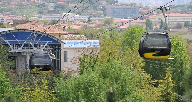 TELEFERİKLE GÖKYÜZÜNDEN ANKARA´YA BAKIŞ